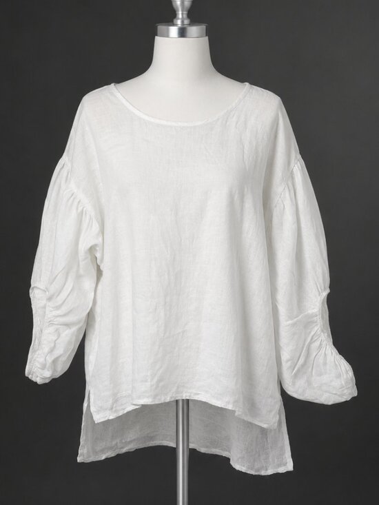 Bellambra Tops - Bellambra Linen Blouse